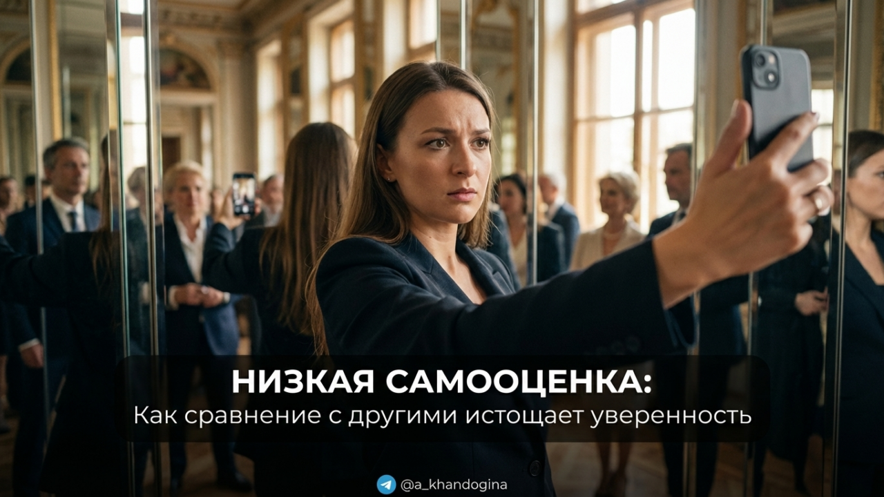 Низкая самооценка: как сравнение себя с другими лишает уверенности