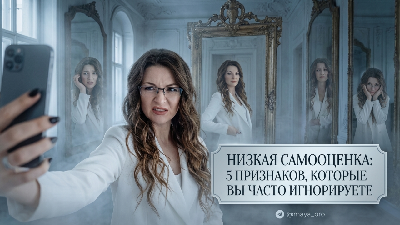Низкая самооценка: 5 признаков, которые вы часто игнорируете